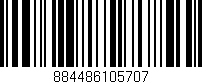 Código de barras (EAN, GTIN, SKU, ISBN): '884486105707'