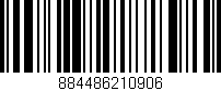 Código de barras (EAN, GTIN, SKU, ISBN): '884486210906'
