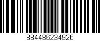 Código de barras (EAN, GTIN, SKU, ISBN): '884486234926'