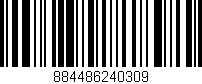 Código de barras (EAN, GTIN, SKU, ISBN): '884486240309'