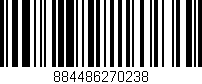 Código de barras (EAN, GTIN, SKU, ISBN): '884486270238'