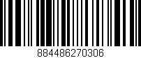Código de barras (EAN, GTIN, SKU, ISBN): '884486270306'