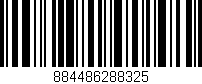 Código de barras (EAN, GTIN, SKU, ISBN): '884486288325'