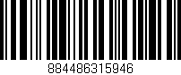 Código de barras (EAN, GTIN, SKU, ISBN): '884486315946'