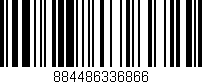 Código de barras (EAN, GTIN, SKU, ISBN): '884486336866'