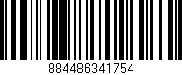 Código de barras (EAN, GTIN, SKU, ISBN): '884486341754'