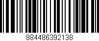 Código de barras (EAN, GTIN, SKU, ISBN): '884486392138'