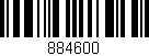Código de barras (EAN, GTIN, SKU, ISBN): '884600'