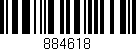 Código de barras (EAN, GTIN, SKU, ISBN): '884618'