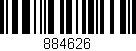 Código de barras (EAN, GTIN, SKU, ISBN): '884626'