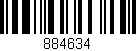 Código de barras (EAN, GTIN, SKU, ISBN): '884634'
