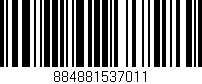 Código de barras (EAN, GTIN, SKU, ISBN): '884881537011'