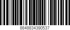 Código de barras (EAN, GTIN, SKU, ISBN): '8848834390537'
