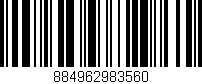 Código de barras (EAN, GTIN, SKU, ISBN): '884962983560'