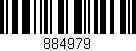 Código de barras (EAN, GTIN, SKU, ISBN): '884979'