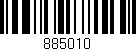 Código de barras (EAN, GTIN, SKU, ISBN): '885010'