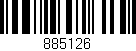Código de barras (EAN, GTIN, SKU, ISBN): '885126'