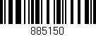 Código de barras (EAN, GTIN, SKU, ISBN): '885150'