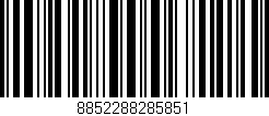 Código de barras (EAN, GTIN, SKU, ISBN): '8852288285851'