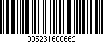 Código de barras (EAN, GTIN, SKU, ISBN): '885261680662'