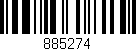 Código de barras (EAN, GTIN, SKU, ISBN): '885274'