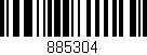 Código de barras (EAN, GTIN, SKU, ISBN): '885304'