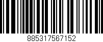 Código de barras (EAN, GTIN, SKU, ISBN): '885317567152'