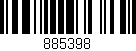 Código de barras (EAN, GTIN, SKU, ISBN): '885398'