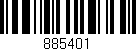 Código de barras (EAN, GTIN, SKU, ISBN): '885401'