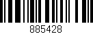 Código de barras (EAN, GTIN, SKU, ISBN): '885428'