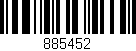 Código de barras (EAN, GTIN, SKU, ISBN): '885452'