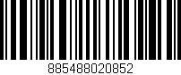 Código de barras (EAN, GTIN, SKU, ISBN): '885488020852'