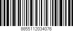 Código de barras (EAN, GTIN, SKU, ISBN): '8855112034076'