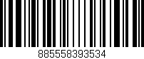 Código de barras (EAN, GTIN, SKU, ISBN): '885558393534'