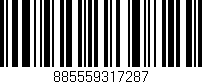 Código de barras (EAN, GTIN, SKU, ISBN): '885559317287'