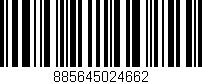 Código de barras (EAN, GTIN, SKU, ISBN): '885645024662'