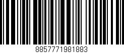 Código de barras (EAN, GTIN, SKU, ISBN): '8857771981883'