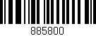 Código de barras (EAN, GTIN, SKU, ISBN): '885800'