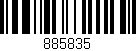 Código de barras (EAN, GTIN, SKU, ISBN): '885835'