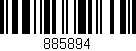 Código de barras (EAN, GTIN, SKU, ISBN): '885894'