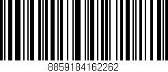 Código de barras (EAN, GTIN, SKU, ISBN): '8859184162262'
