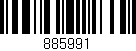 Código de barras (EAN, GTIN, SKU, ISBN): '885991'