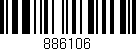 Código de barras (EAN, GTIN, SKU, ISBN): '886106'