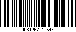 Código de barras (EAN, GTIN, SKU, ISBN): '8861257113545'