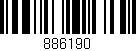 Código de barras (EAN, GTIN, SKU, ISBN): '886190'