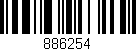 Código de barras (EAN, GTIN, SKU, ISBN): '886254'