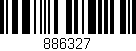 Código de barras (EAN, GTIN, SKU, ISBN): '886327'