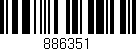 Código de barras (EAN, GTIN, SKU, ISBN): '886351'