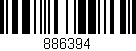 Código de barras (EAN, GTIN, SKU, ISBN): '886394'