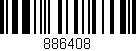 Código de barras (EAN, GTIN, SKU, ISBN): '886408'
